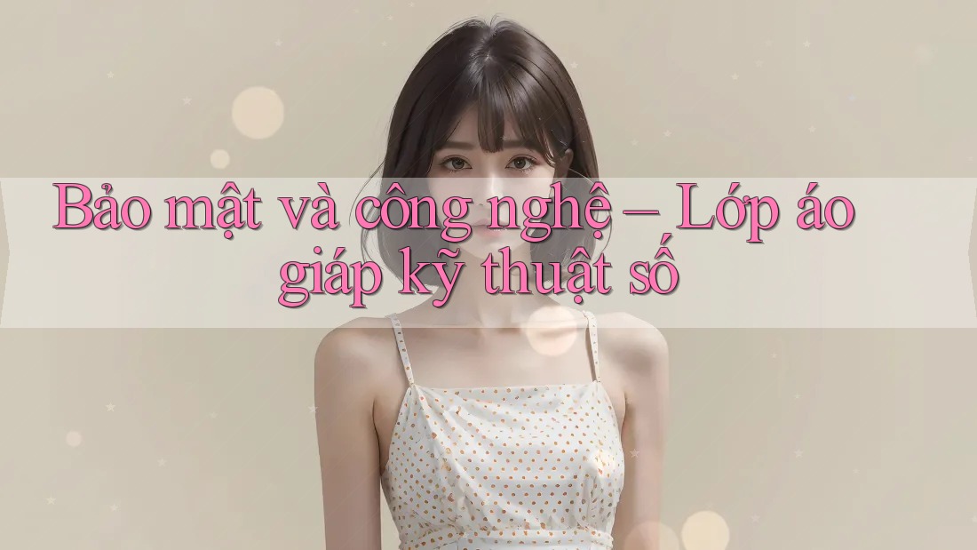 Bảo mật và công nghệ – Lớp áo giáp kỹ thuật số Bảo mật và công nghệ – Lớp áo giáp kỹ thuật số