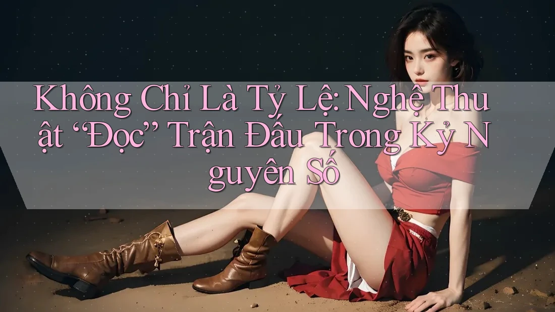 Không Chỉ Là Tỷ Lệ: Nghệ Thuật “Đọc” Trận Đấu Trong Kỷ Nguyên Số Không Chỉ Là Tỷ Lệ: Nghệ Thuật “Đọc” Trận Đấu Trong Kỷ Nguyên Số