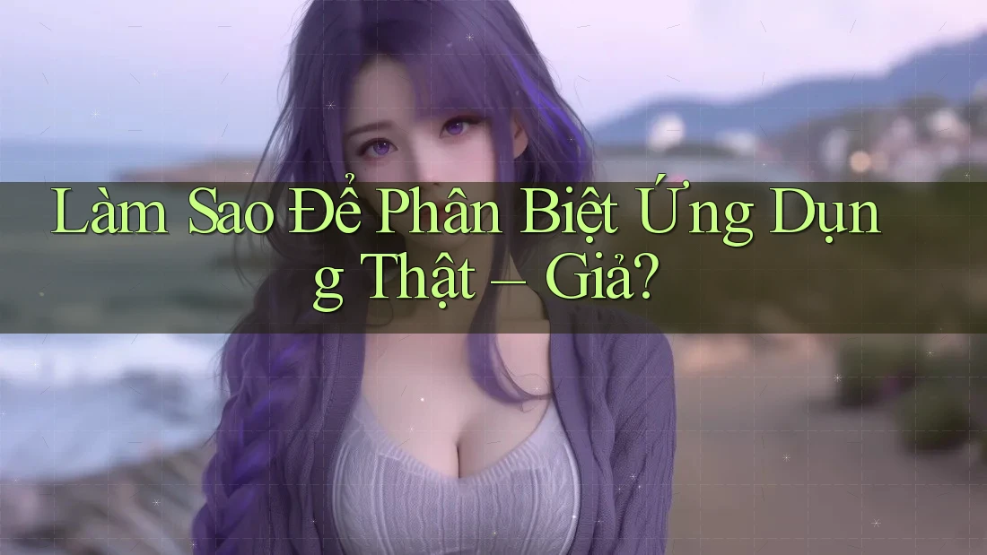 Làm Sao Để Phân Biệt Ứng Dụng Thật – Giả?