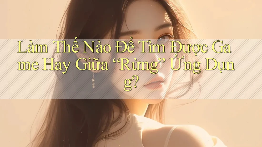 Làm Thế Nào Để Tìm Được Game Hay Giữa “Rừng” Ứng Dụng? Làm Thế Nào Để Tìm Được Game Hay Giữa “Rừng” Ứng Dụng?