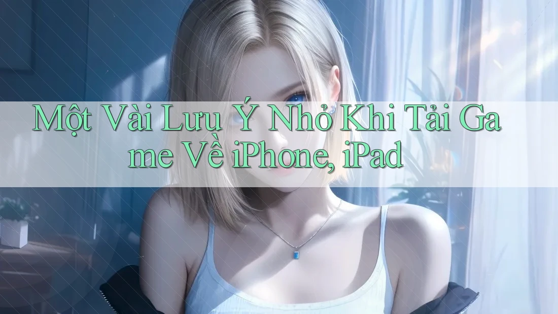 Một Vài Lưu Ý Nhỏ Khi Tải Game Về iPhone, iPad Một Vài Lưu Ý Nhỏ Khi Tải Game Về iPhone, iPad