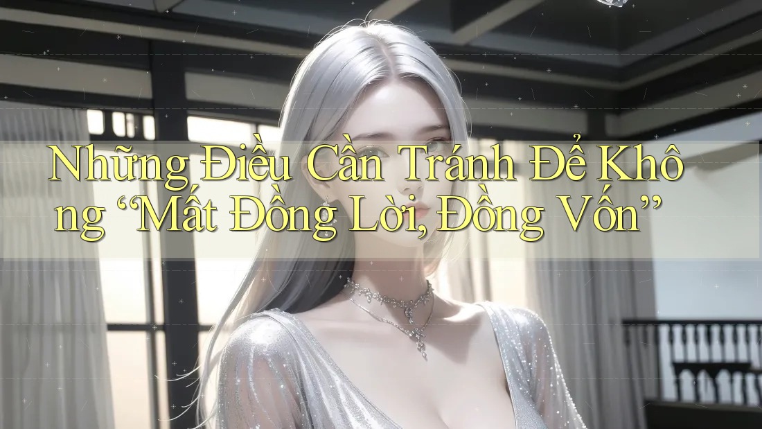 Những Điều Cần Tránh Để Không “Mất Đồng Lời, Đồng Vốn”