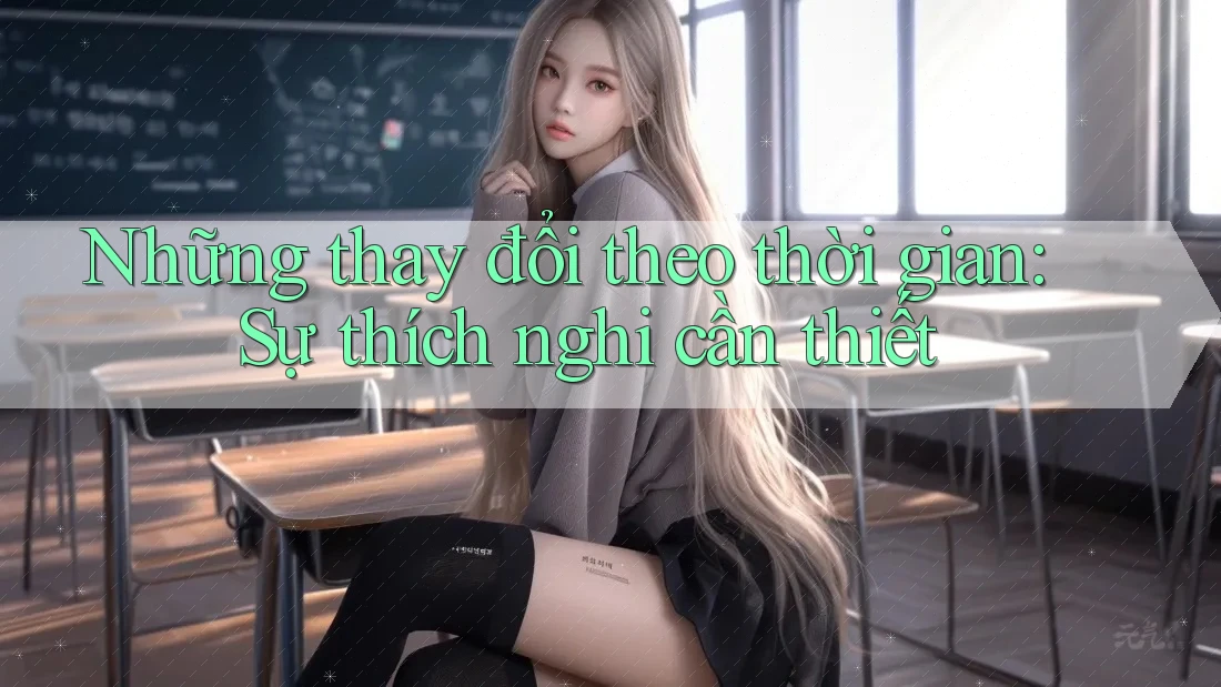 Những thay đổi theo thời gian: Sự thích nghi cần thiết