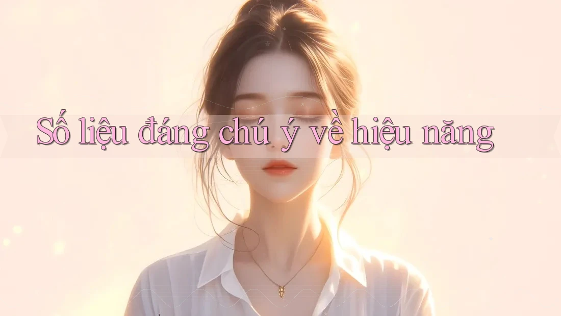 Số liệu đáng chú ý về hiệu năng Số liệu đáng chú ý về hiệu năng