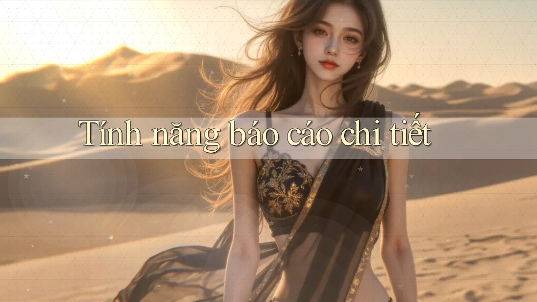 Tính năng báo cáo chi tiết Tính năng báo cáo chi tiết