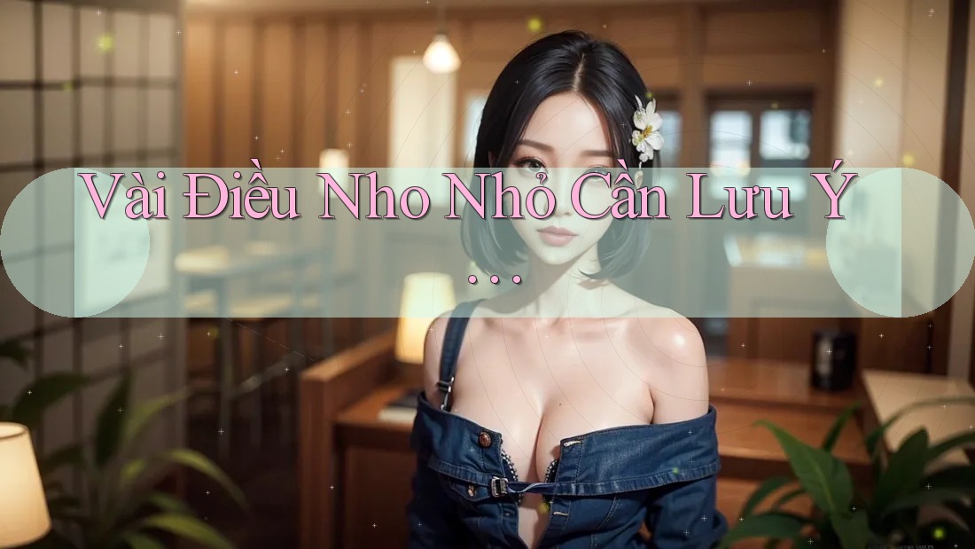 Vài Điều Nho Nhỏ Cần Lưu Ý… Vài Điều Nho Nhỏ Cần Lưu Ý…